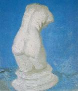 Plaster-Torso (female) in back view Vincent Van Gogh